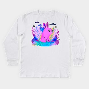 Bunny bunny Kids Long Sleeve T-Shirt